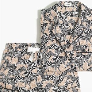 J. Crew Zebra Patterned Set